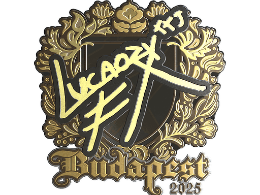 Sticker | Lucaozy (Gold) | Budapest 2025