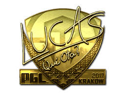 Sticker | LUCAS1 (Gold) | Krakow 2017