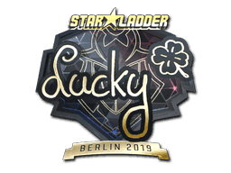 Sticker | Lucky (Gold) | Berlin 2019