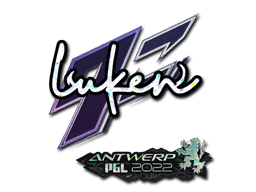 Sticker | luken (Glitter) | Antwerp 2022