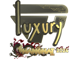 Sticker | lux (Gold) | Shanghai 2024