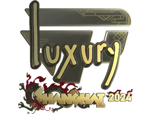 Sticker | lux (Gold) | Shanghai 2024