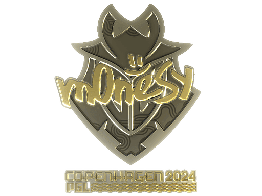 Sticker | m0NESY (Gold) | Copenhagen 2024