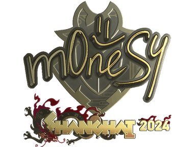 Sticker | m0NESY (Gold) | Shanghai 2024