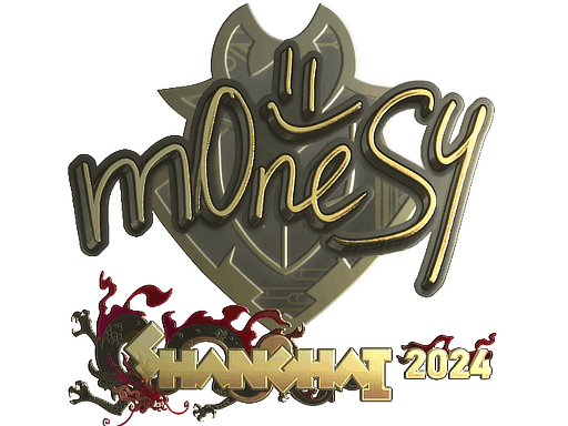 Sticker | m0NESY (Gold) | Shanghai 2024