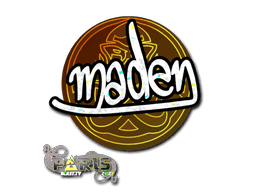 Sticker | maden (Glitter) | Paris 2023