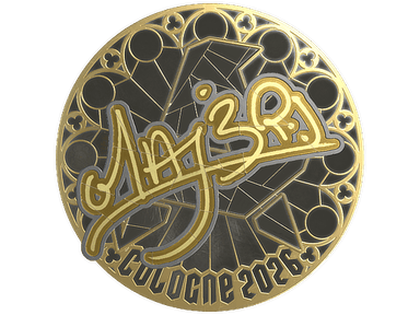 Sticker | MAJ3R (Gold) | Cologne 2026