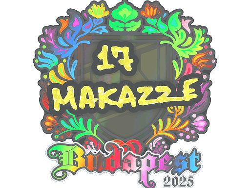 Sticker | makazze (Holo) | Budapest 2025