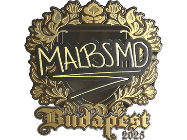 Sticker | malbsMd (Gold) | Budapest 2025