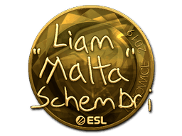 Sticker | malta (Gold) | Katowice 2019