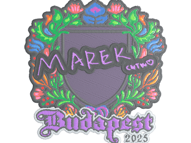 Sticker | Marek (Embroidered) | Budapest 2025