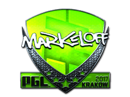 Sticker | markeloff (Foil) | Krakow 2017