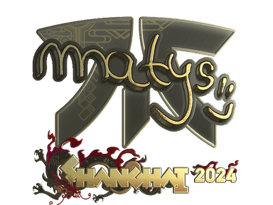 Sticker | MATYS (Gold) | Shanghai 2024
