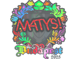 Sticker | MATYS (Holo) | Budapest 2025