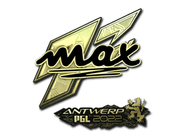 Sticker | max (Gold) | Antwerp 2022