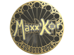Sticker | maxxkor (Gold) | Cologne 2026