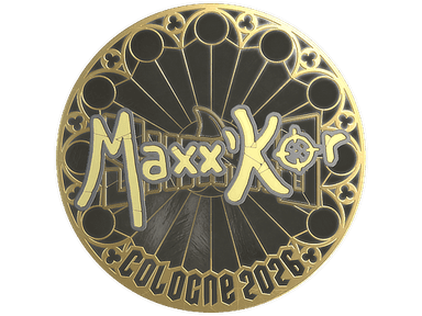 Sticker | maxxkor (Gold) | Cologne 2026