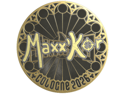 Sticker | maxxkor (Gold) | Cologne 2026