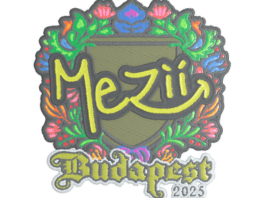 Sticker | mezii (Embroidered) | Budapest 2025