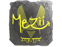 Sticker | mezii (Foil) | Austin 2025