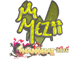 Sticker | mezii (Glitter) | Shanghai 2024