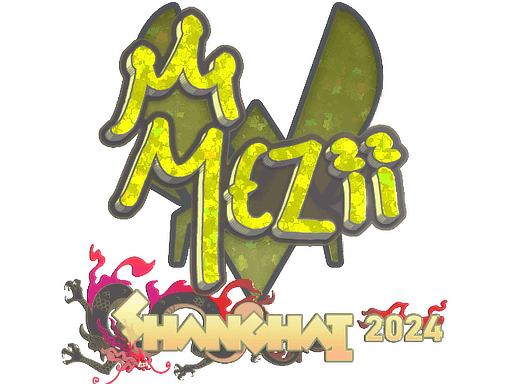 Sticker | mezii (Glitter) | Shanghai 2024