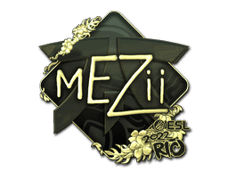 Sticker | mezii (Gold) | Rio 2022