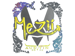 Sticker | mezii (Holo) | Austin 2025
