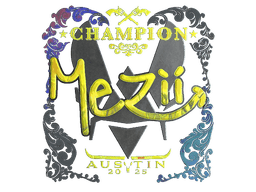 Sticker | mezii (Holo, Champion) | Austin 2025