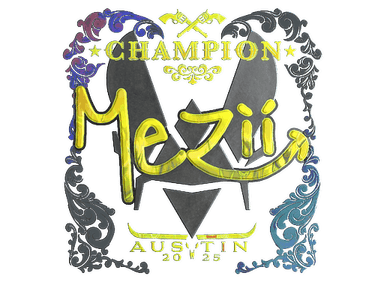 Sticker | mezii (Holo, Champion) | Austin 2025