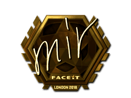 Sticker | mir (Gold) | London 2018