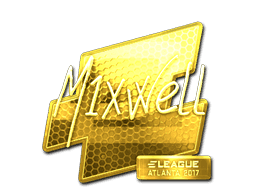 Sticker | mixwell (Gold) | Atlanta 2017