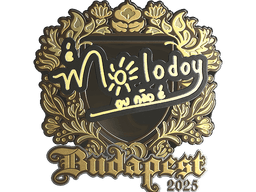 Sticker | molodoy (Gold) | Budapest 2025