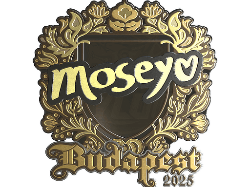 Sticker | Moseyuh (Gold) | Budapest 2025