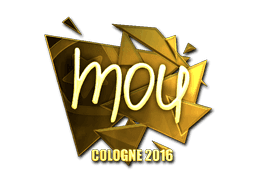 Sticker | mou (Gold) | Cologne 2016