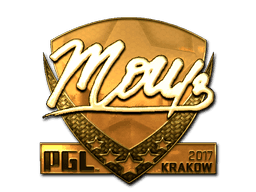 Sticker | mou (Gold) | Krakow 2017