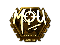 Sticker | mou (Gold) | London 2018