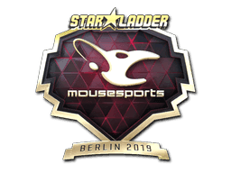 Sticker | mousesports (Gold) | Berlin 2019