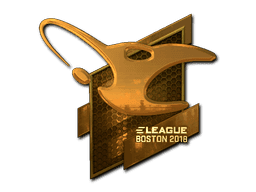 Sticker | mousesports (Gold) | Boston 2018