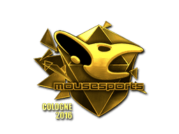 Sticker | mousesports (Gold) | Cologne 2016