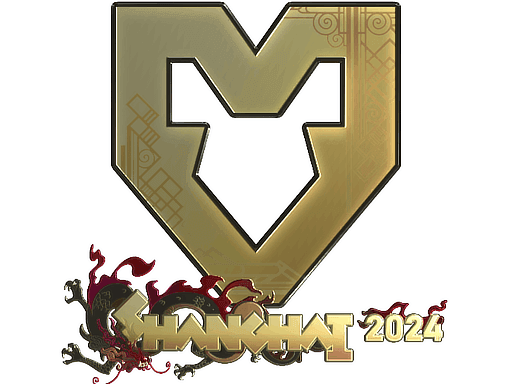 Sticker | MOUZ (Gold) | Shanghai 2024