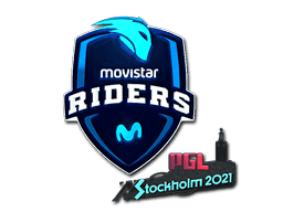 Sticker | Movistar Riders (Foil) | Stockholm 2021