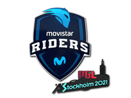 Sticker | Movistar Riders | Stockholm 2021