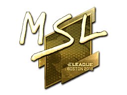 Sticker | MSL (Gold) | Boston 2018