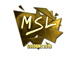 Sticker | MSL (Gold) | Cologne 2016