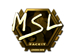 Sticker | MSL (Gold) | London 2018