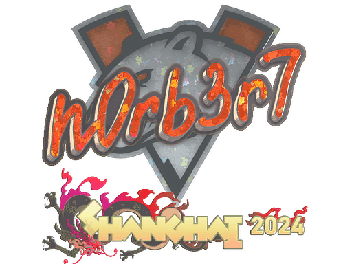 Sticker | n0rb3r7 (Glitter) | Shanghai 2024