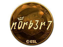 Sticker | n0rb3r7 (Gold) | Katowice 2019