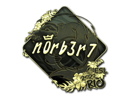 Sticker | n0rb3r7 (Gold) | Rio 2022