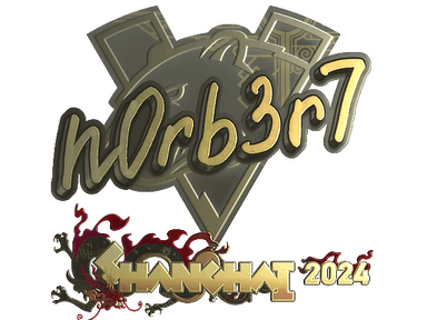 Sticker | n0rb3r7 (Gold) | Shanghai 2024